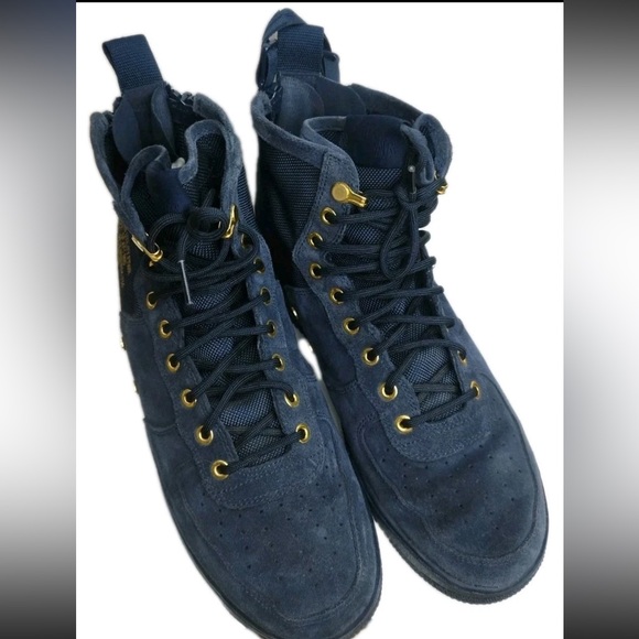 Nike SF Air Force 1 SF Mid Obsidian Man Sneakers Excellent Condition Size 11 - Picture 9 of 9